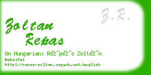 zoltan repas business card